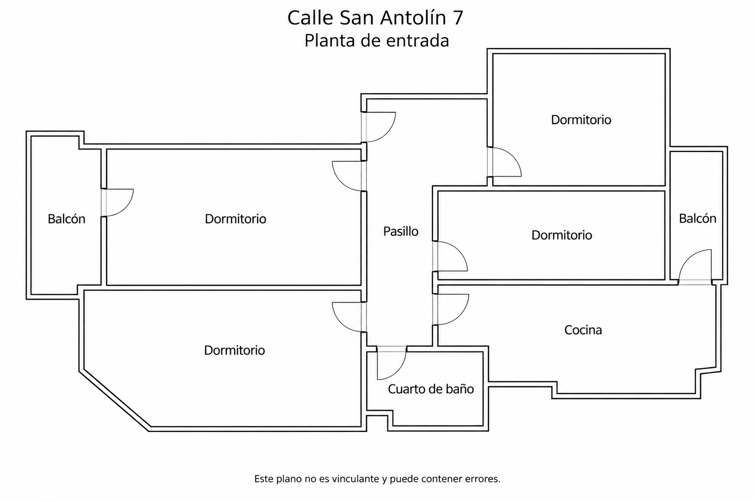 Piso en venta en Calle de San Antolín 20
